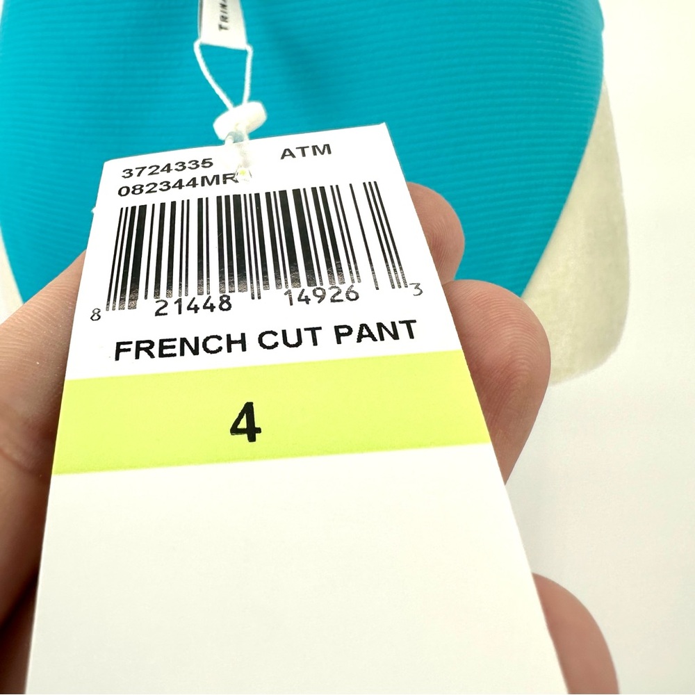Trina Turk | NWT 4‎ Blue Bikini Bottom French Cut Swim - Picture 5 of 6
